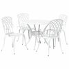 vidaXL Conjunto de Comedor de Jard&iacute;n 5 pcs Aluminio