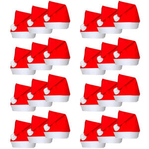 24 Gorros Pap&aacute; Noel para Navidad