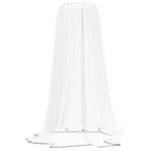 vidaXL Mosquitera para sombrilla 220 malla blanca &Phi;330x250 cm