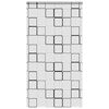 vidaXL Estor enrollable para ducha con casete 130x240 cm tela ancho