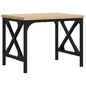 vidaXL Soporte de impresora madera ingenier&iacute;a roble Sonoma 40x30x31 cm