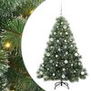 vidaXL Árbol de Navidad artificial con 150 LED Verde 150 cm PE y PVC