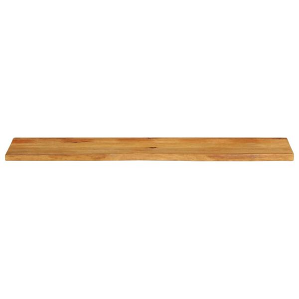 vidaXL Tablero de mesa borde natural madera maciza mango 160x30x3,8 cm