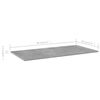 vidaXL Estante estanter&iacute;a 4uds contrachapada gris hormig&oacute;n 80x30x1,5cm