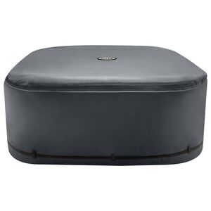 INTEX Cubierta para spa INTEX Gris oscuro 196 x 196 x 72 cm PVC y PU