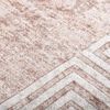 vidaXL Alfombra lavable antideslizante beige 80x300 cm