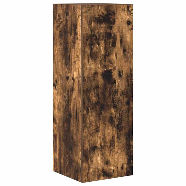 vidaXL Set de muebles de TV 5 pzas madera contrachapada roble ahumado