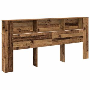 vidaXL Cabecero de armario 220 x 18,5 x 104,5 cm Madera contrachapada