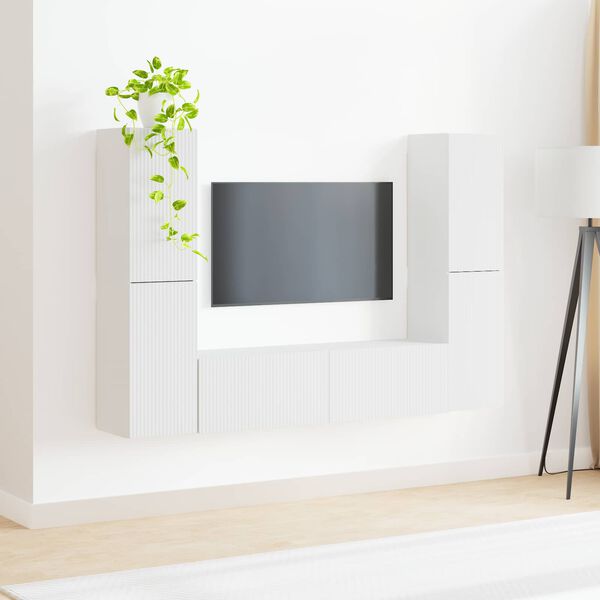 vidaXL Conjunto de mueble de TV 6 pcs Madera de ingenier&iacute;a