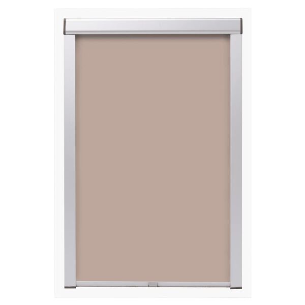 vidaXL Persiana opaca enrollable beige CK04