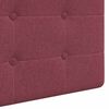 vidaXL Cabecera Colgante Rojo vino 100 x 55 x 5 cm tela