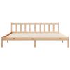 vidaXL Cama extralarga sin colch&oacute;n madera maciza de pino 200x220 cm