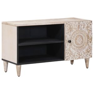 vidaXL Mueble de TV 80 x 31,5 x 46 cm Madera de mango maciza