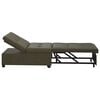 vidaXL Sof&aacute; cama Verde militar 194 x 67 x 82 cm Tela Huahua