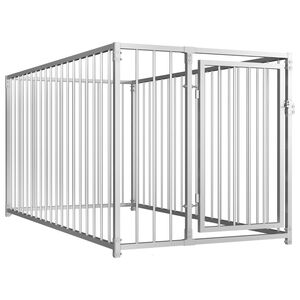 vidaXL Perrera de exterior 100x200x100 cm