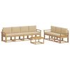 vidaXL Conjunto de sof&aacute;s de exterior 7 pcs