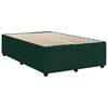 vidaXL Estructura cama sin colch&oacute;n terciopelo verde oscuro 120x200 cm