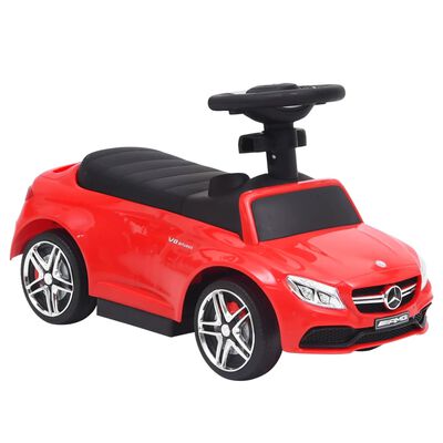 vidaXL Coche de empuje para niños Mercedes Benz C63 rojo
