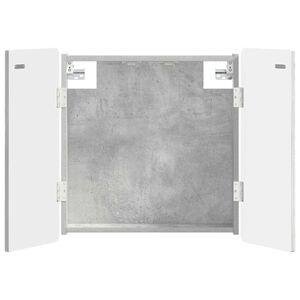 vidaXL Armario para dianas ZWOLLE Gris Hormig&oacute;n 52,5 x 10,5 x 57,5 cm