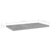 vidaXL Estante estanter&iacute;a 8uds contrachapada gris hormig&oacute;n 40x20x1,5cm