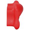 vidaXL Agarre de escalada 12 pcs Rojo 100 x 67 x 43 mm PP