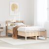 vidaXL Estructura de cama sin colch&oacute;n madera maciza de pino 90x200 cm
