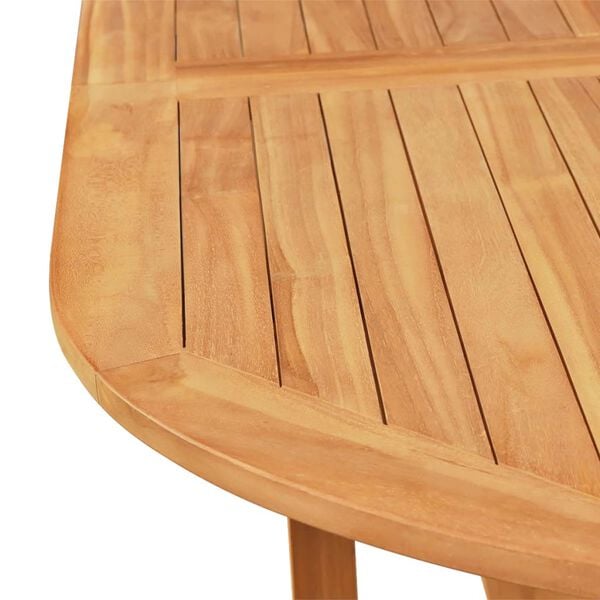 vidaXL Conjunto de comedor de jard&iacute;n 9 piezas madera maciza de teca