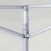 vidaXL Carpa plegable profesional con 2 paredes acero blanco 2x2 m