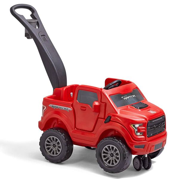 Step2 Coche correpasillos 2 en 1 para ni&ntilde;os Ford F-150 Raptor rojo