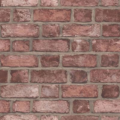 Noordwand Papel de pared Homestyle Brick Wall rojo