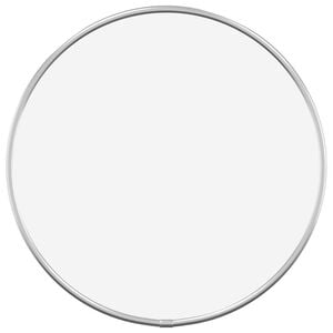 vidaXL Espejo de pared redondo plateado &Oslash; 30 cm