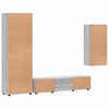 vidaXL Conjunto de mueble de TV con caj&oacute;n FLORIN Gris Sonoma