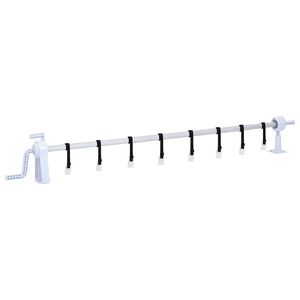 vidaXL Enrollacobertor de piscina con base de pl&aacute;stico