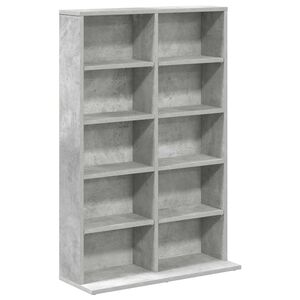 vidaXL Cabinet para CDs Gris Hormig&oacute;n 65 x 23,5 x 97,5 cm