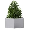 vidaXL Jardinera hexagonal acero galvanizado 104x90x45 cm