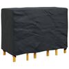 vidaXL Funda para muebles de exterior Negro 130 x 80 x 70 cm 600D