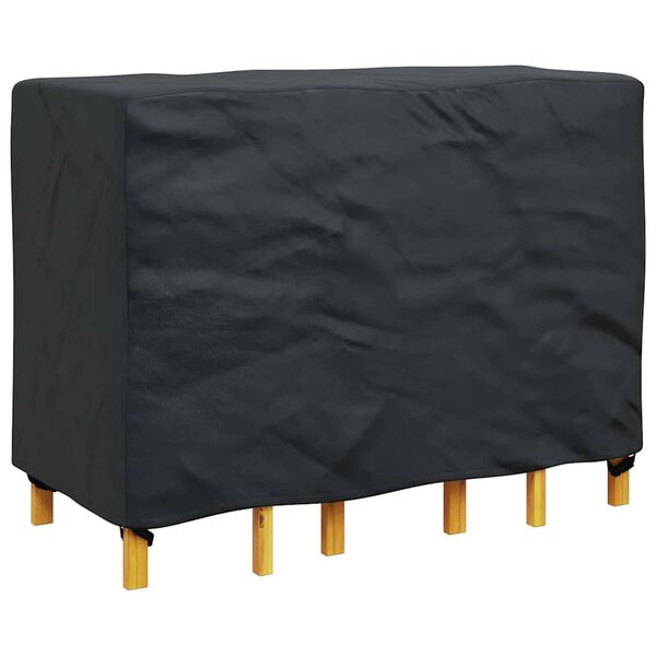 vidaXL Funda para muebles de exterior Negro 130 x 80 x 70 cm 600D