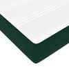 vidaXL Estructura de cama otomana colch&oacute;n terciopelo verde oscuro