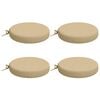 vidaXL Cojines de Asiento de 4 Piezas SOEST 4 uds. 100% Poli&eacute;ster