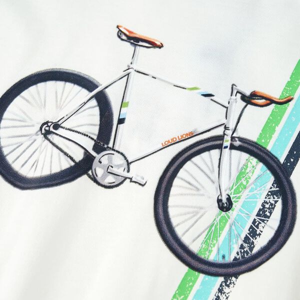 Camiseta de manga corta infantil color crudo 92