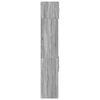 vidaXL Armario estrecho madera ingeniería gris Sonoma 30x42,5x225 cm