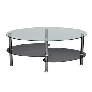 vidaXL Mesa de centro con dise&ntilde;o exclusivo negro