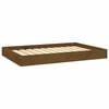 vidaXL Cama para perros madera maciza pino marr&oacute;n miel 91,5x64x9 cm
