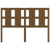 vidaXL Cabecero de cama madera maciza pino marrón miel 125,5x4x100 cm