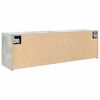 vidaXL Mueble pared ba&ntilde;o madera ingenier&iacute;a gris hormig&oacute;n 100x25x30cm