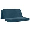 vidaXL Sof&aacute; Cama Plegable 120 x 67 x 45 cm Azul