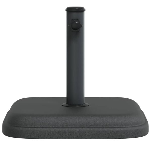 vidaXL Base de sombrilla cuadrada para palos de Ø32/35/38 mm 11 kg