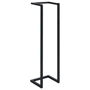 vidaXL Toallero de hierro negro 25x20x95 cm