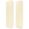 vidaXL Cabecero de cuero sint&eacute;tico color crema 147x16x78/88 cm