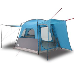 vidaXL Tienda de campa&ntilde;a de coche para 4 personas impermeable azul
